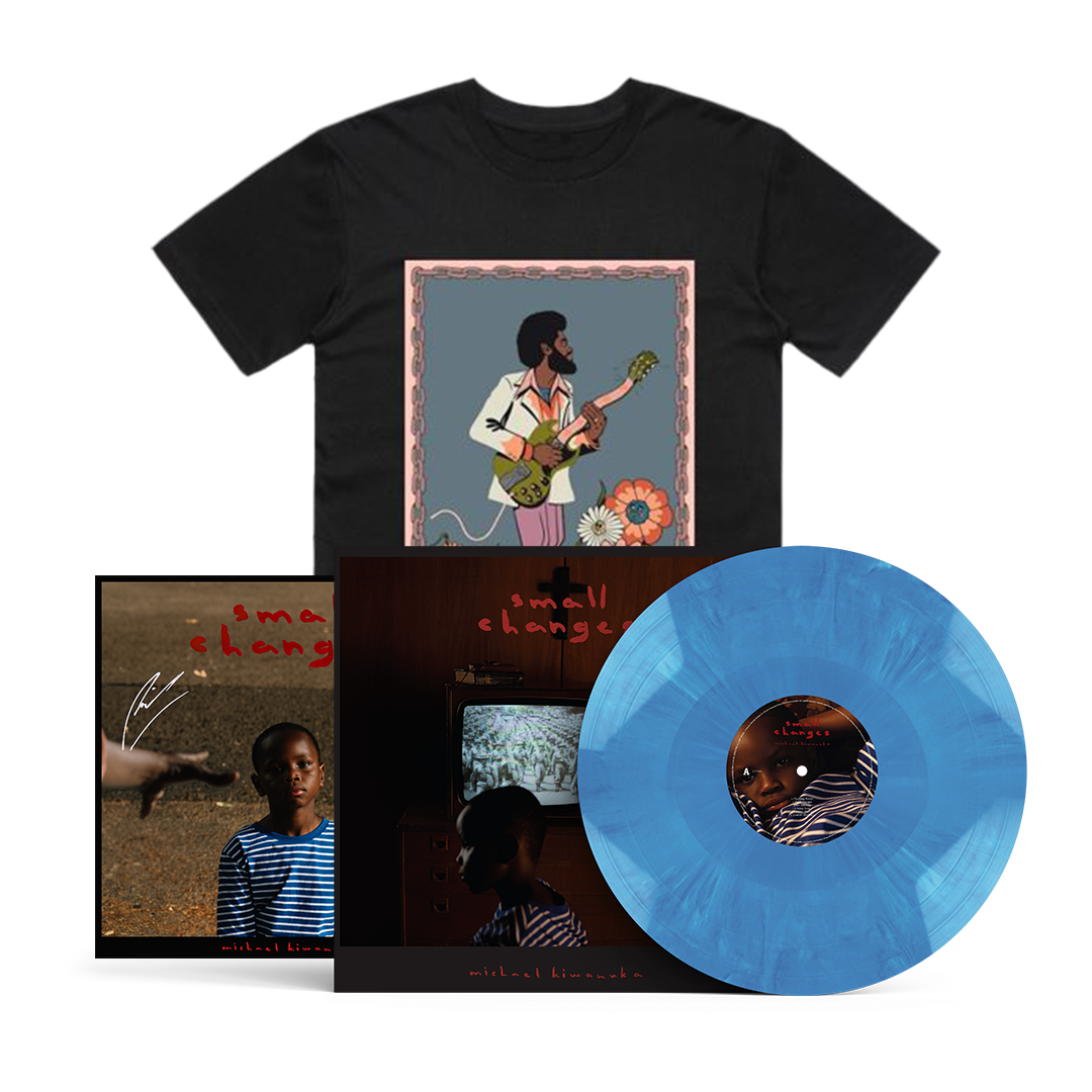 Small Changes Store Exclusive 180g Heavyweight Vinyl, Black Cartoon T-Shirt + Signed Art Card