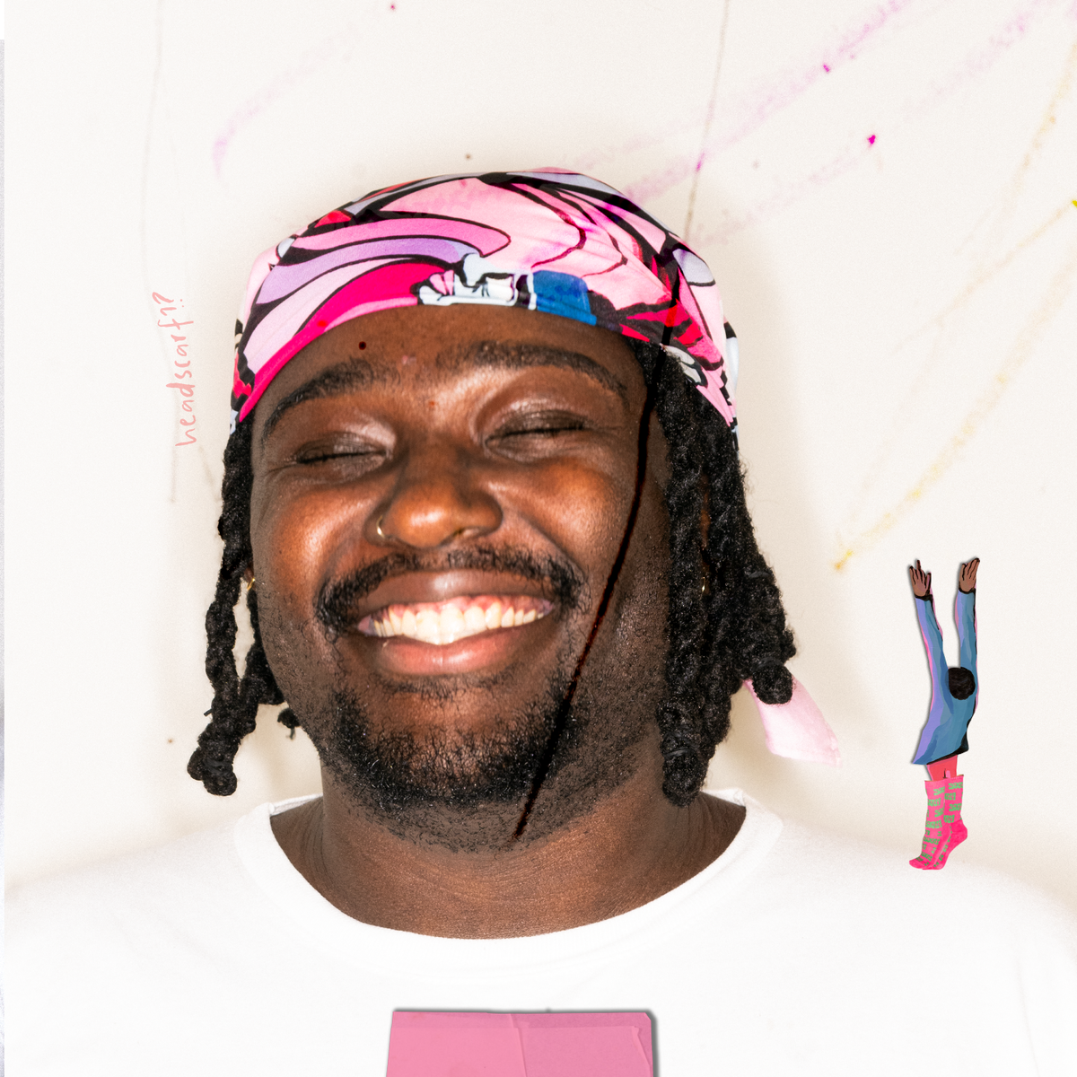 Michael Kiwanuka - FUDGE Mural Silk Scarf