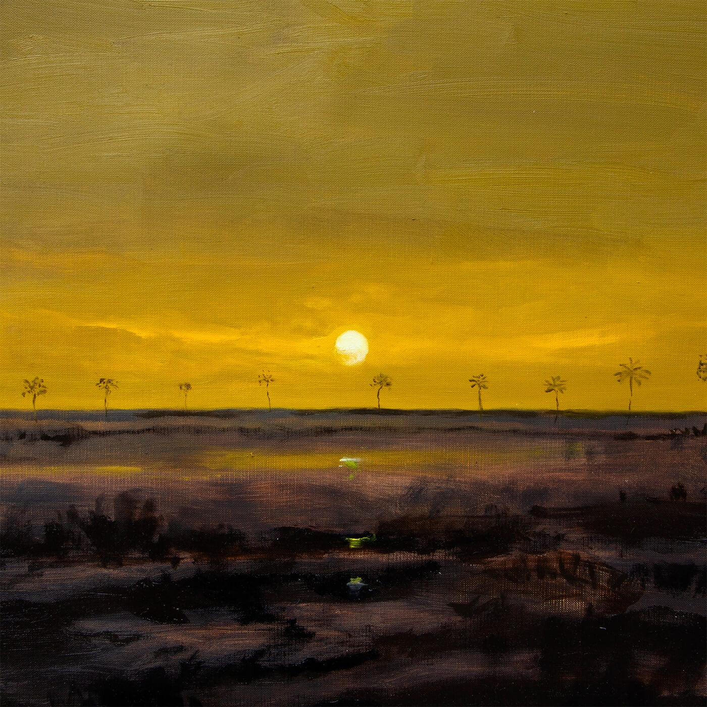 Painting of a sunset