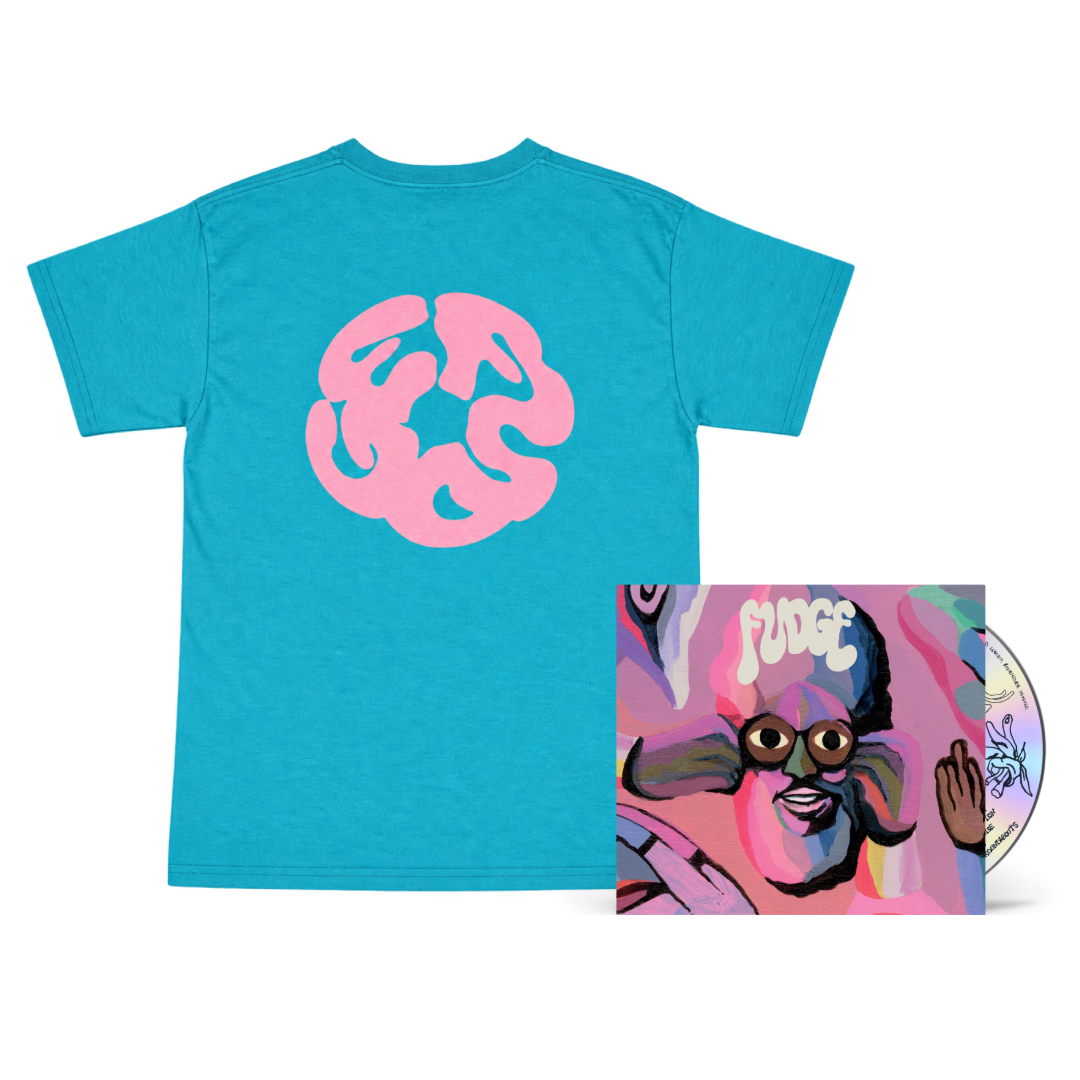 Butterscotch FUDGE: CD & Teal Logo T-Shirt